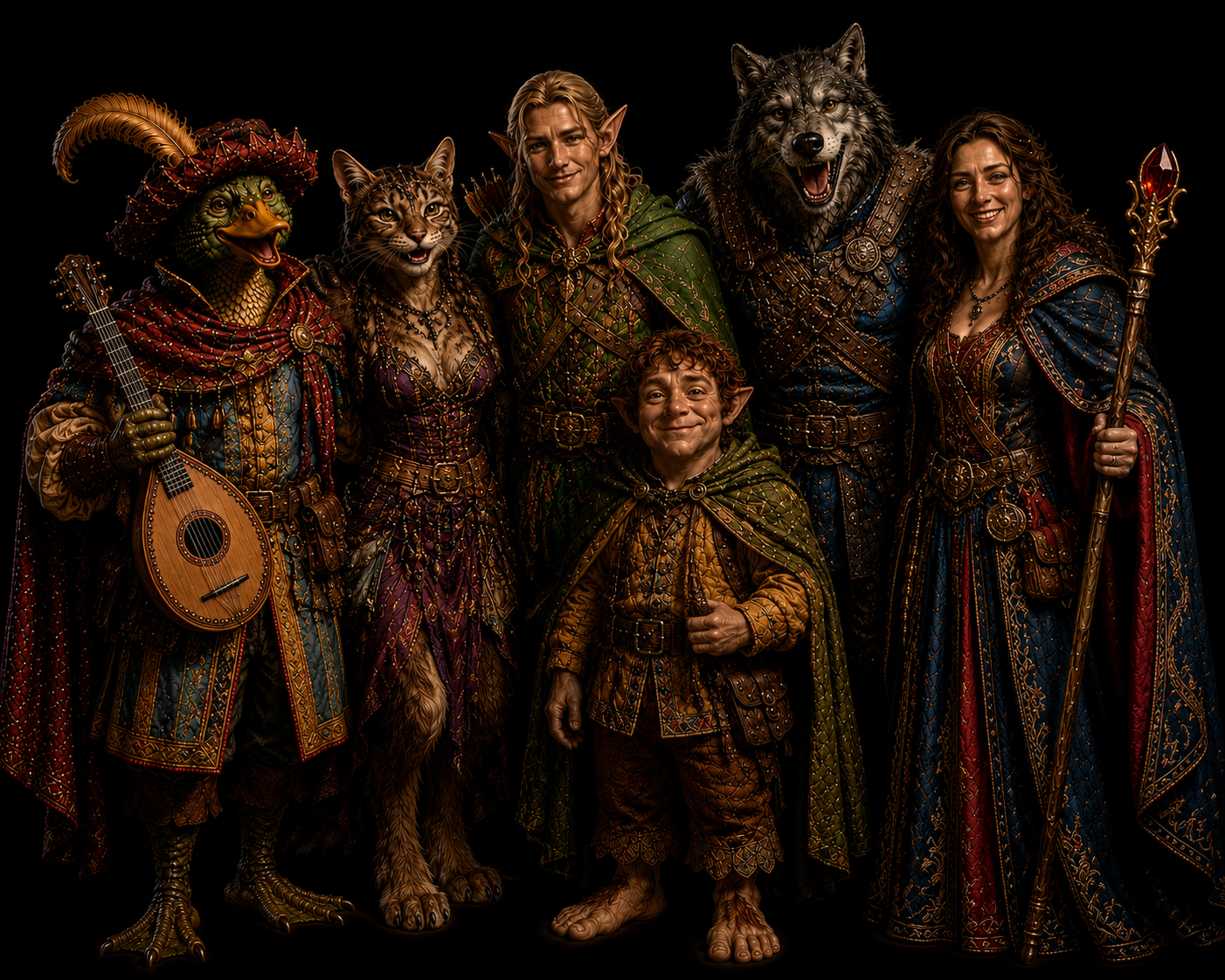 Freddys Abenteurer-Gruppe